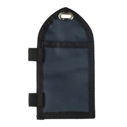 Slotted 2-Pocket Nylon Credential Wallet Holder With Pen Loops - 25/Pkg.